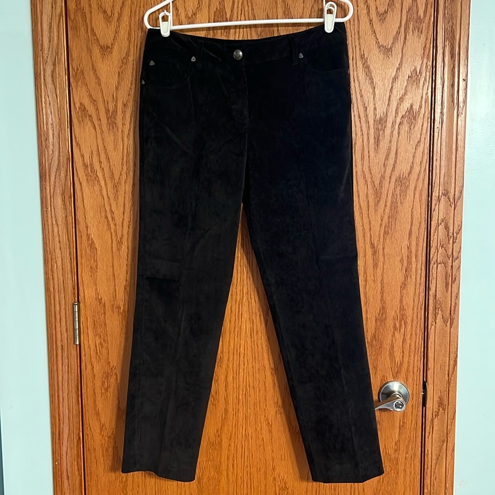 Larry Levine Soft Corduroys Black